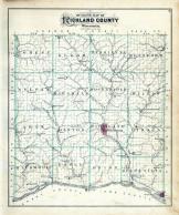 Richland County Outline Map, Richland County 1895